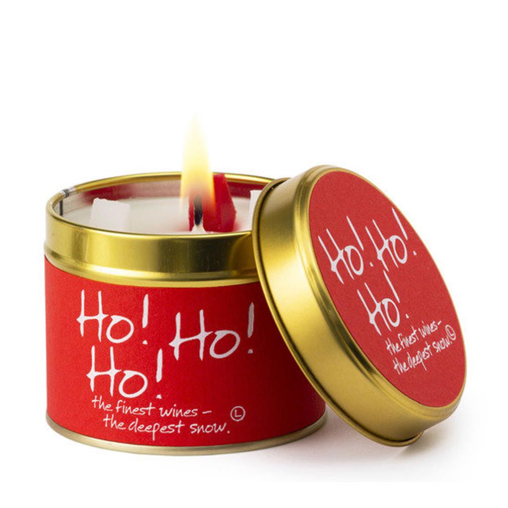 Lily-Flame Ho! Ho! Ho! Tin Candle £9.89